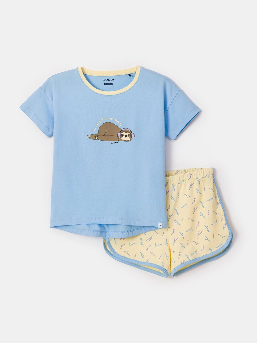 Pyjama van het merk Woody in het Blauw