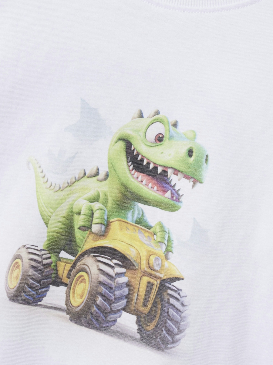 T-shirt van het merk Name It in het Ecru