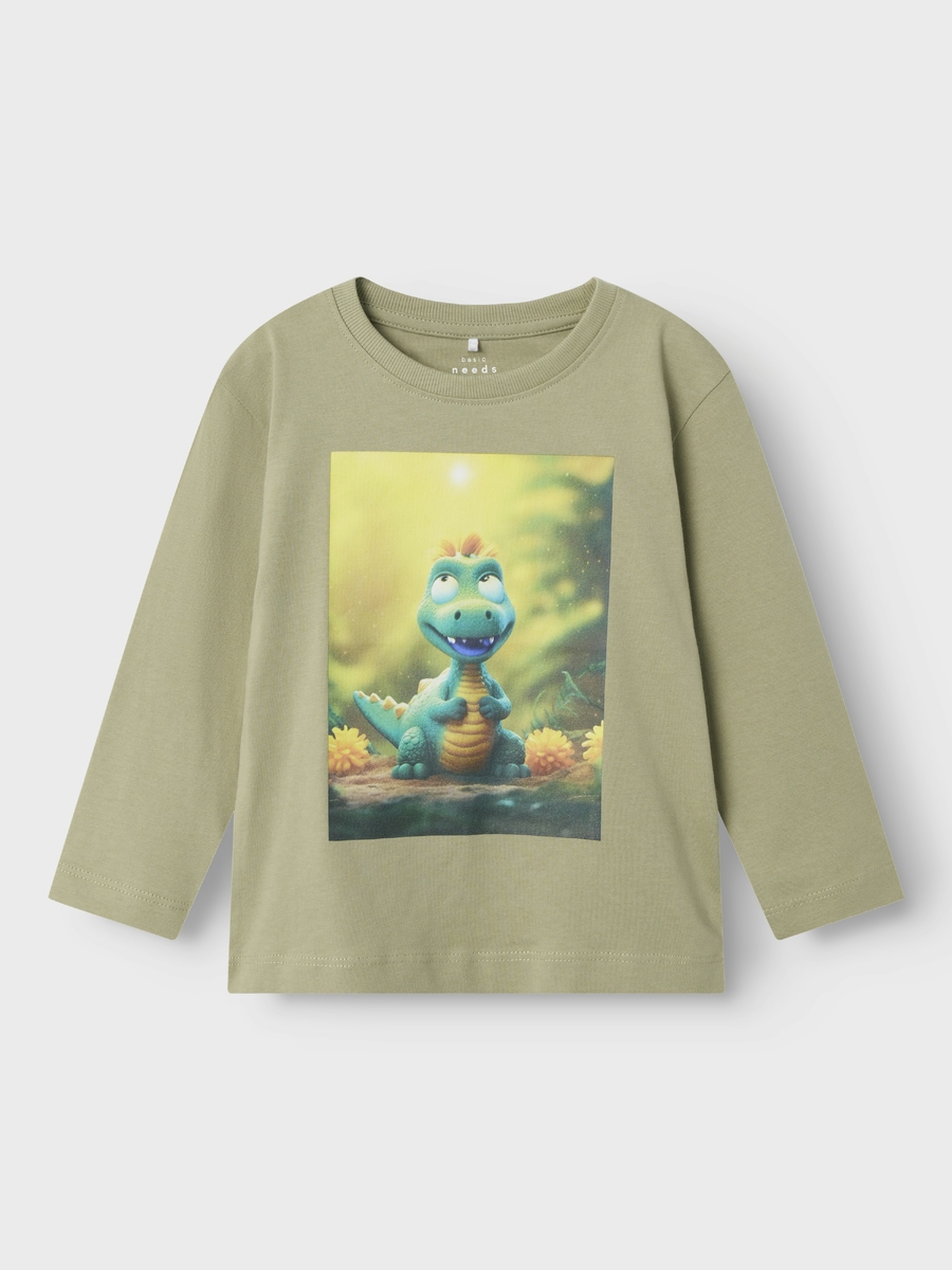 T-shirt van het merk Name It in het Kaki