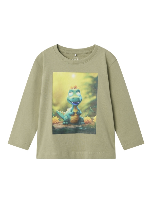 T-shirt van het merk Name It in het Kaki