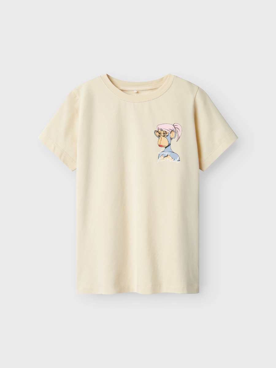 T-shirt van het merk Name It in het Ecru