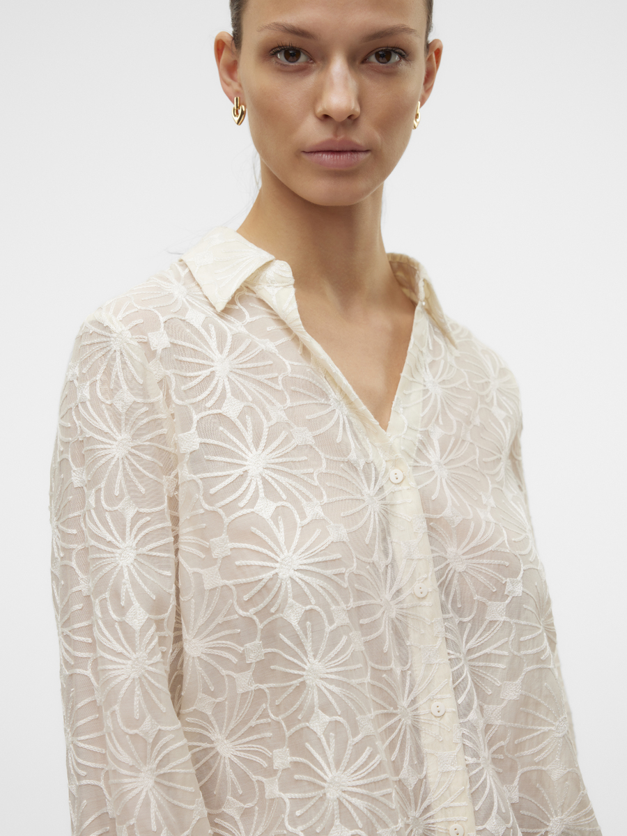 Bloes van het merk Vero Moda in het Beige