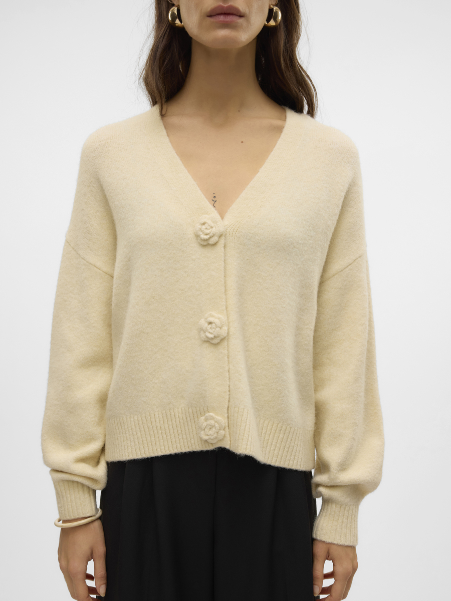 Cardigan van het merk Vero Moda in het Beige