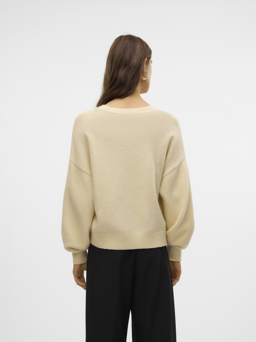 Cardigan van het merk Vero Moda in het Beige