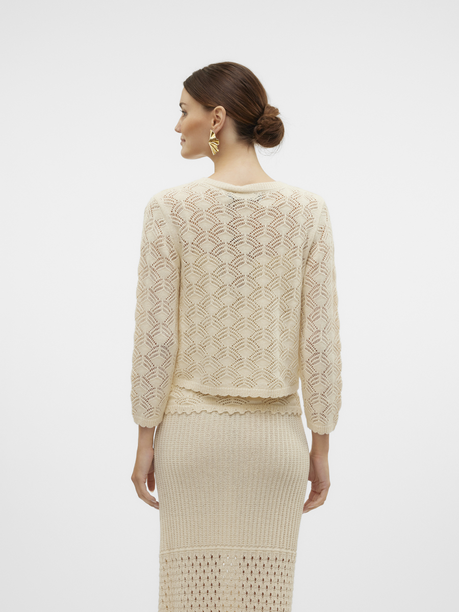 Cardigan van het merk Vero Moda in het Beige