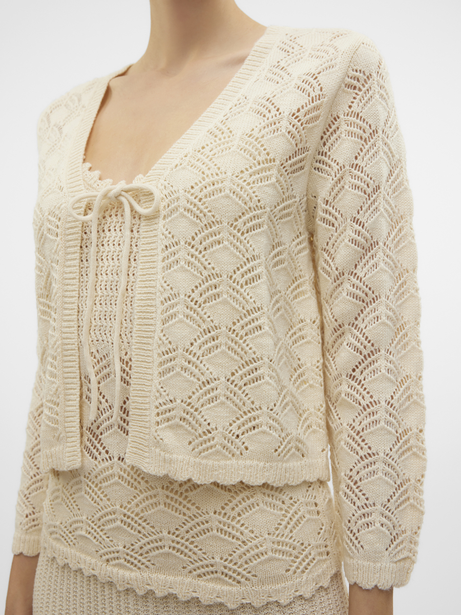 Cardigan van het merk Vero Moda in het Beige