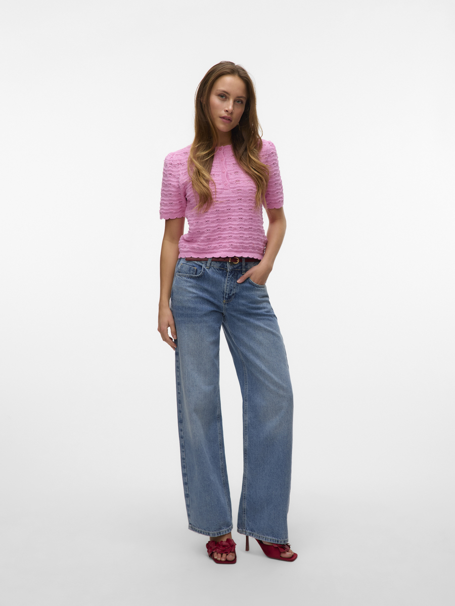 Pull van het merk Vero Moda in het Roze