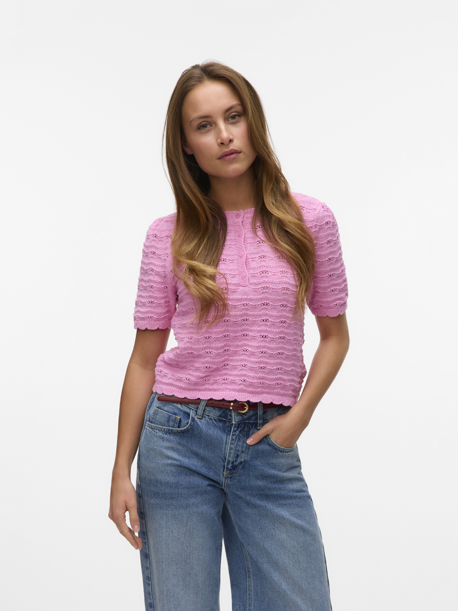 Pull van het merk Vero Moda in het Roze