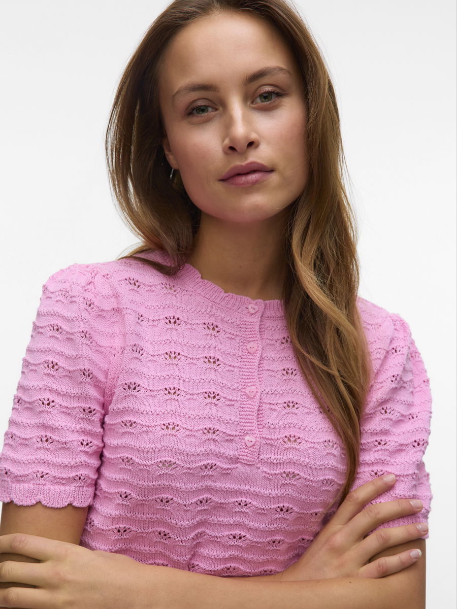 Pull van het merk Vero Moda in het Roze