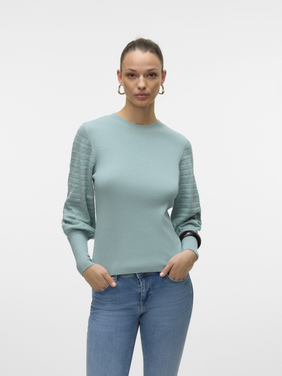 Pull van het merk Vero Moda in het Groen