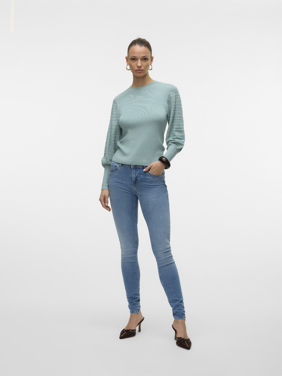 Pull van het merk Vero Moda in het Groen