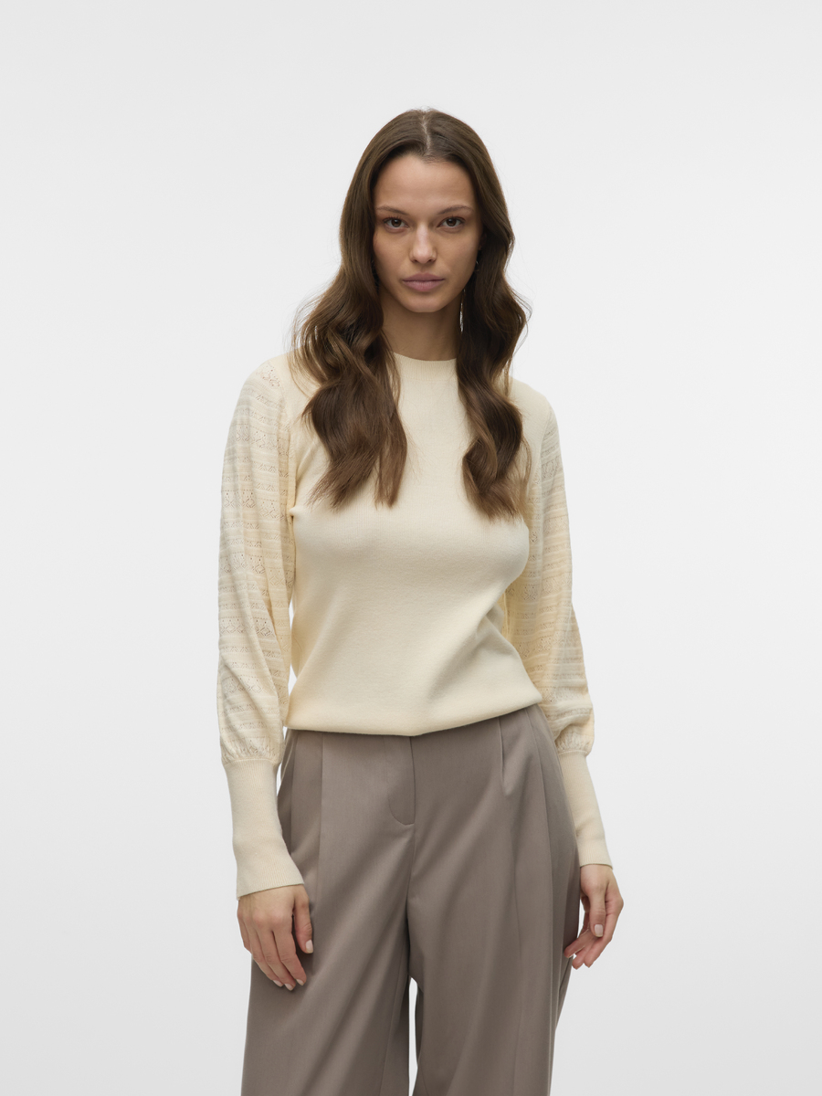 Pull van het merk Vero Moda in het Beige