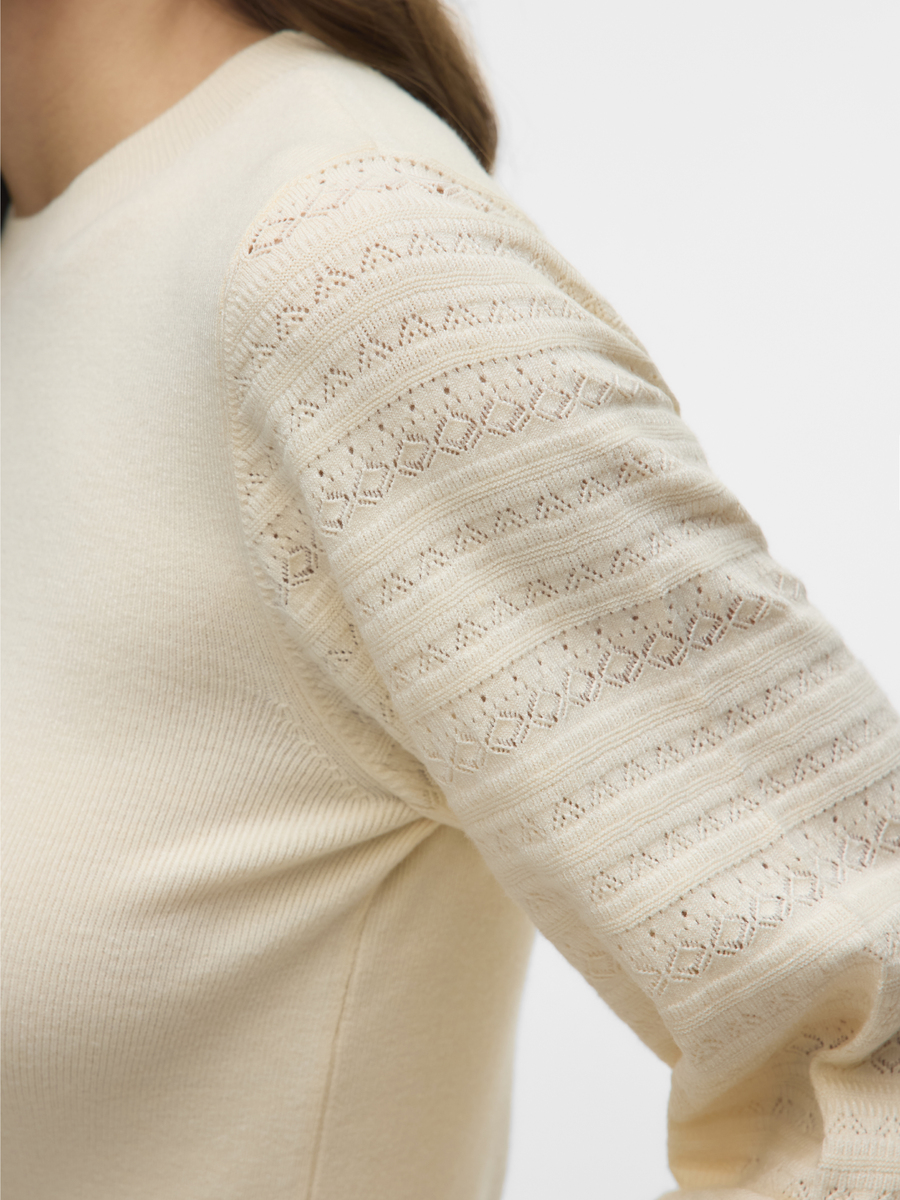 Pull van het merk Vero Moda in het Beige