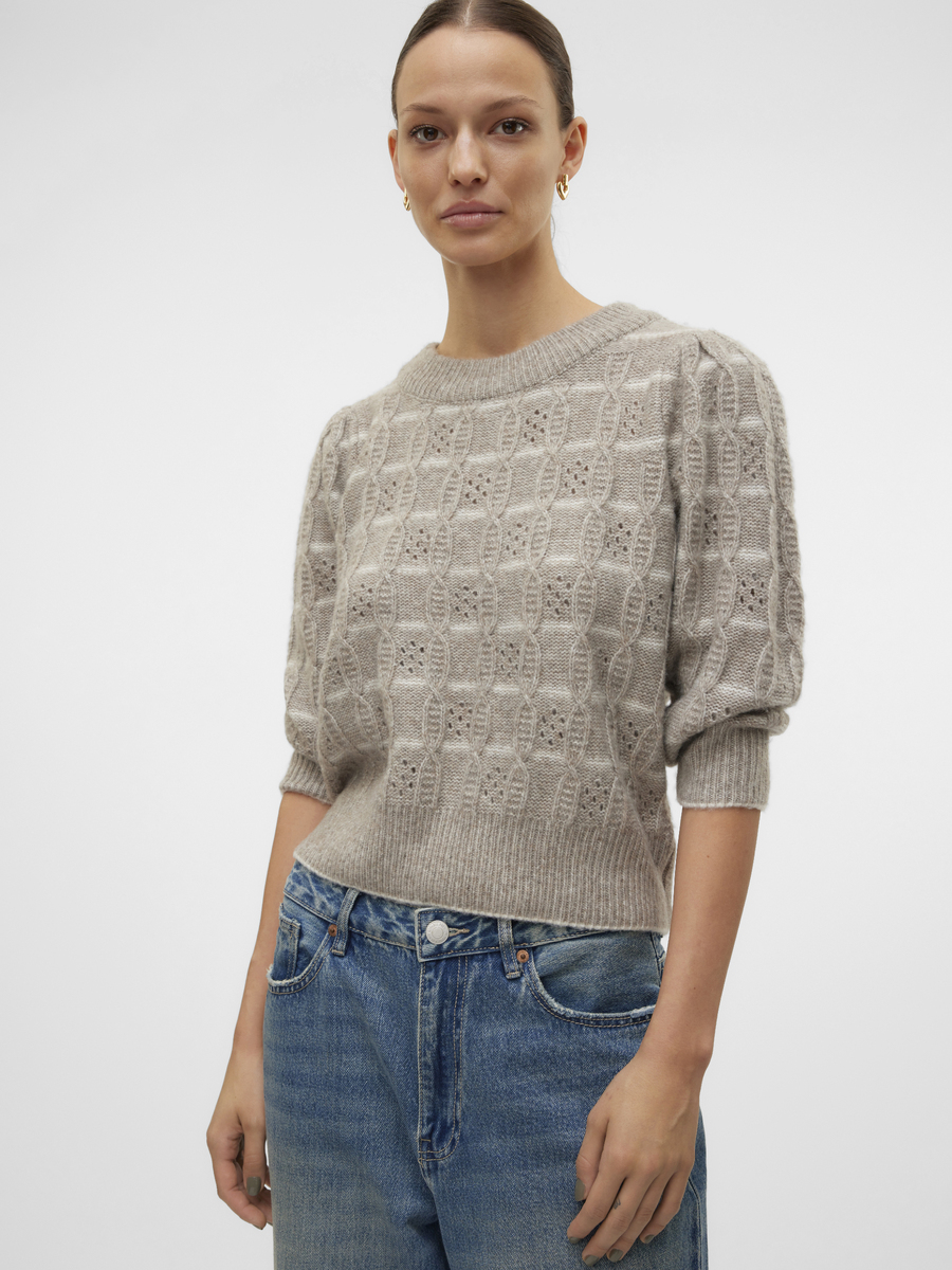 Pull van het merk Vero Moda in het Beige