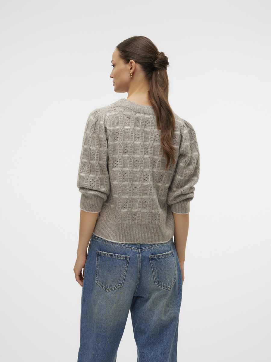 Pull van het merk Vero Moda in het Beige