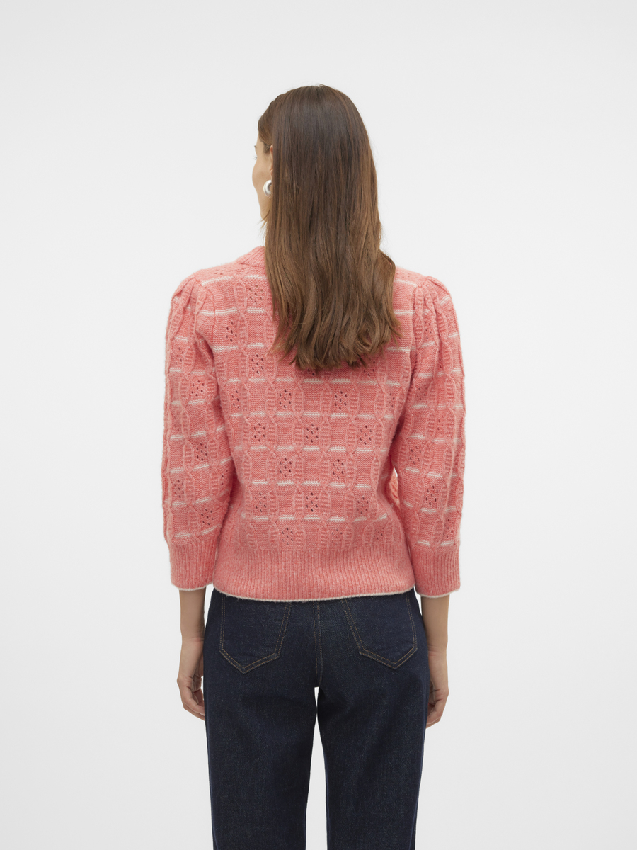 Pull van het merk Vero Moda in het Rood