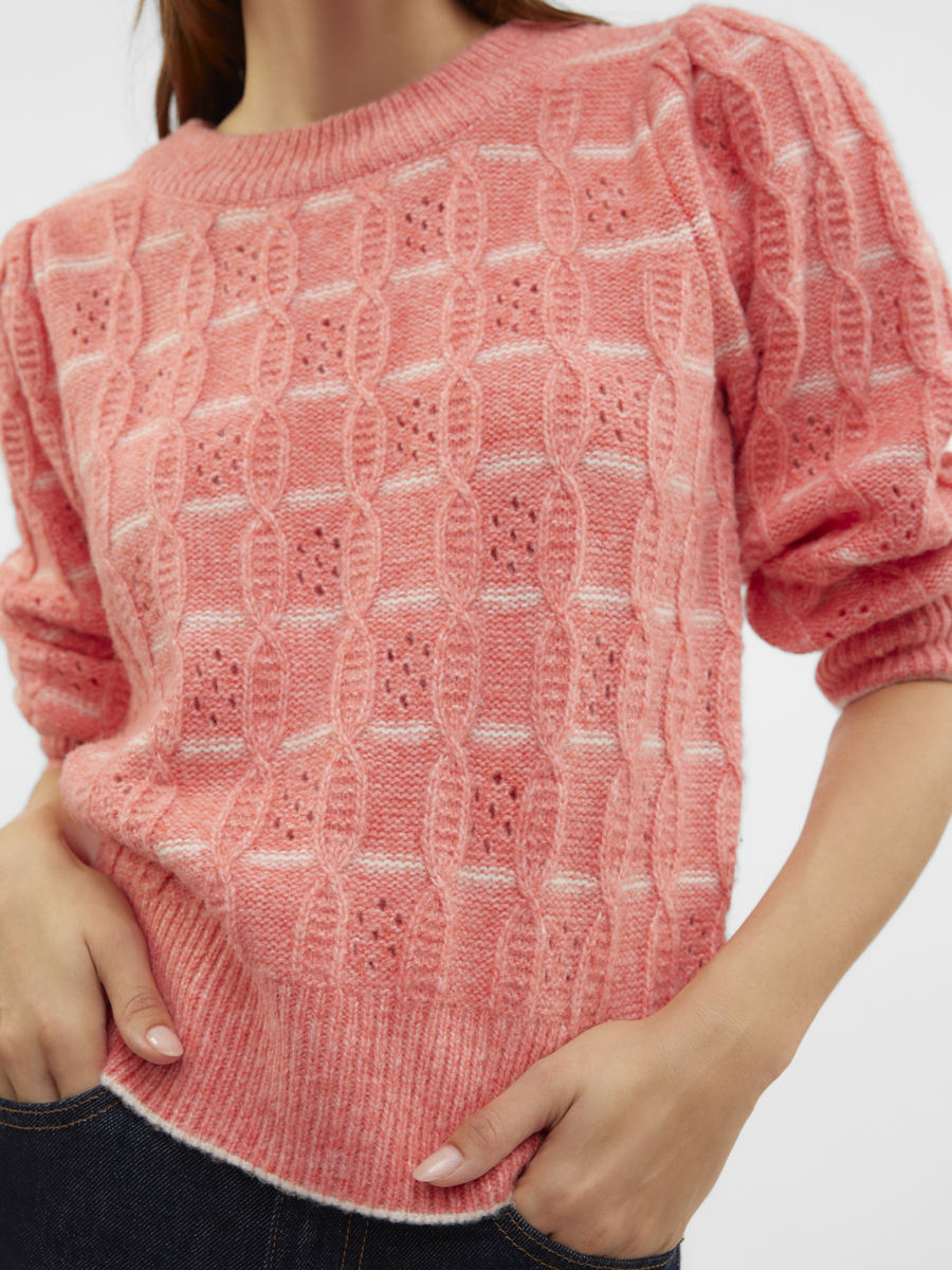 Pull van het merk Vero Moda in het Rood