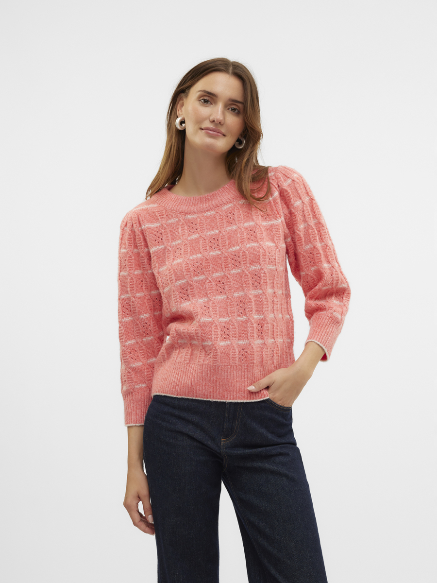 Pull van het merk Vero Moda in het Rood