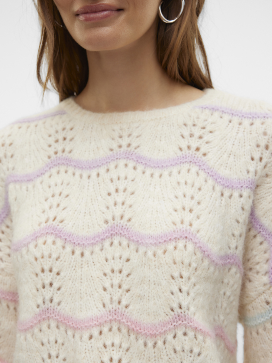 Pull van het merk Vero Moda in het Beige