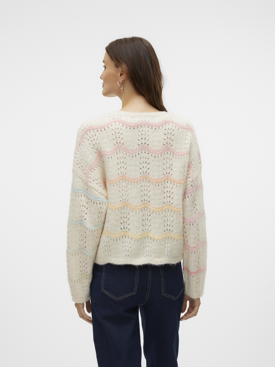 Pull van het merk Vero Moda in het Beige