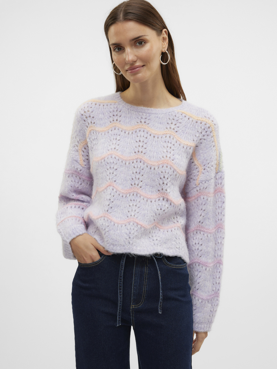 Pull van het merk Vero Moda in het Paars