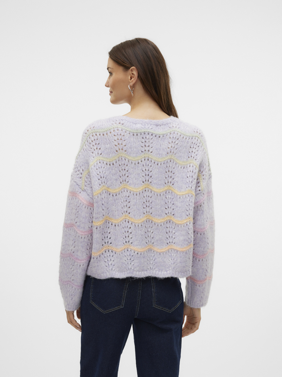 Pull van het merk Vero Moda in het Paars