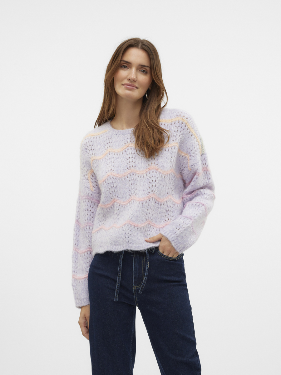 Pull van het merk Vero Moda in het Paars