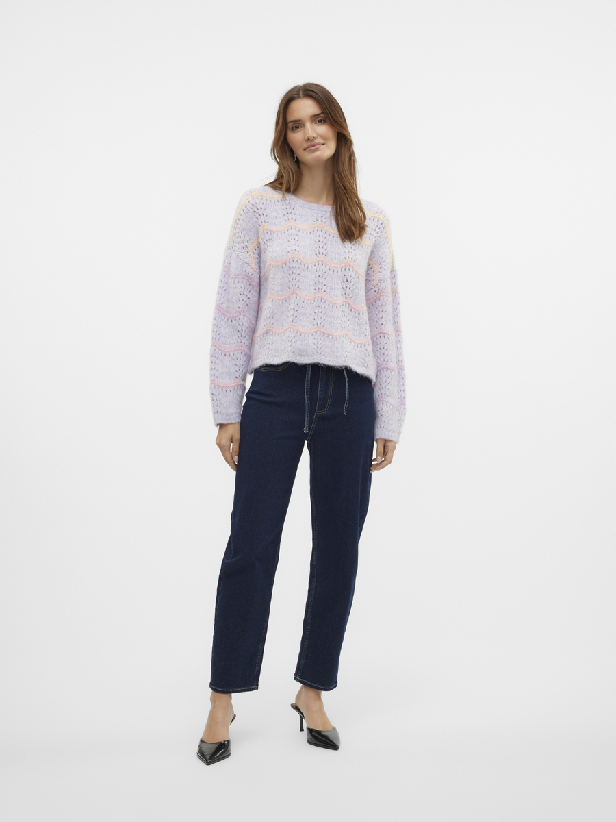 Pull van het merk Vero Moda in het Paars
