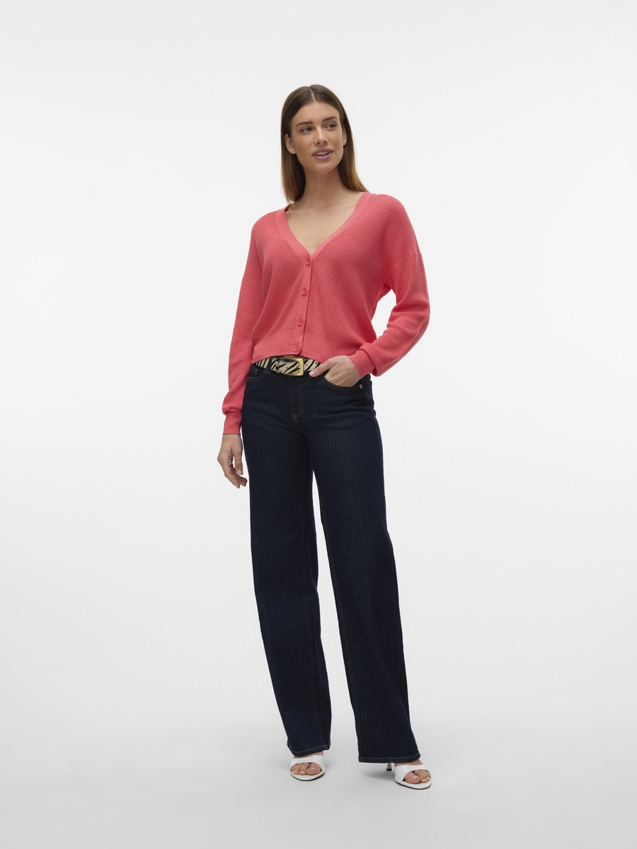 Cardigan van het merk Vero Moda in het Roze