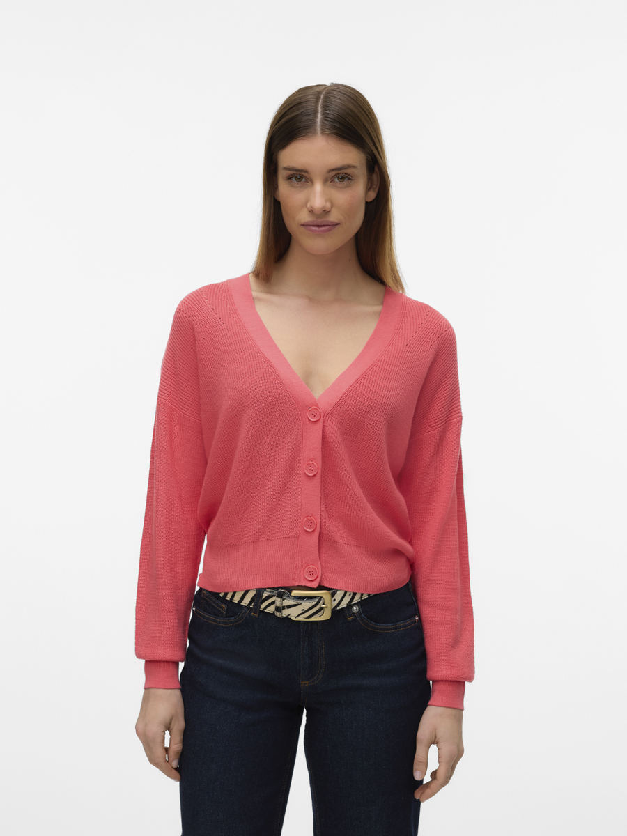 Cardigan van het merk Vero Moda in het Roze