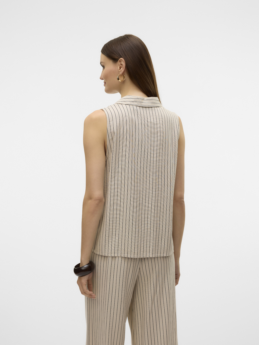 Bloes van het merk Vero Moda in het Beige