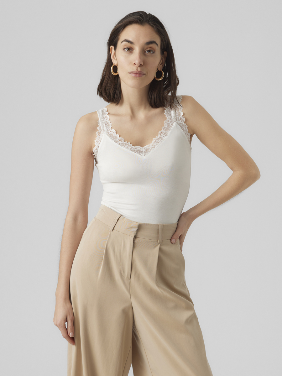 Top van het merk Vero Moda in het Wit