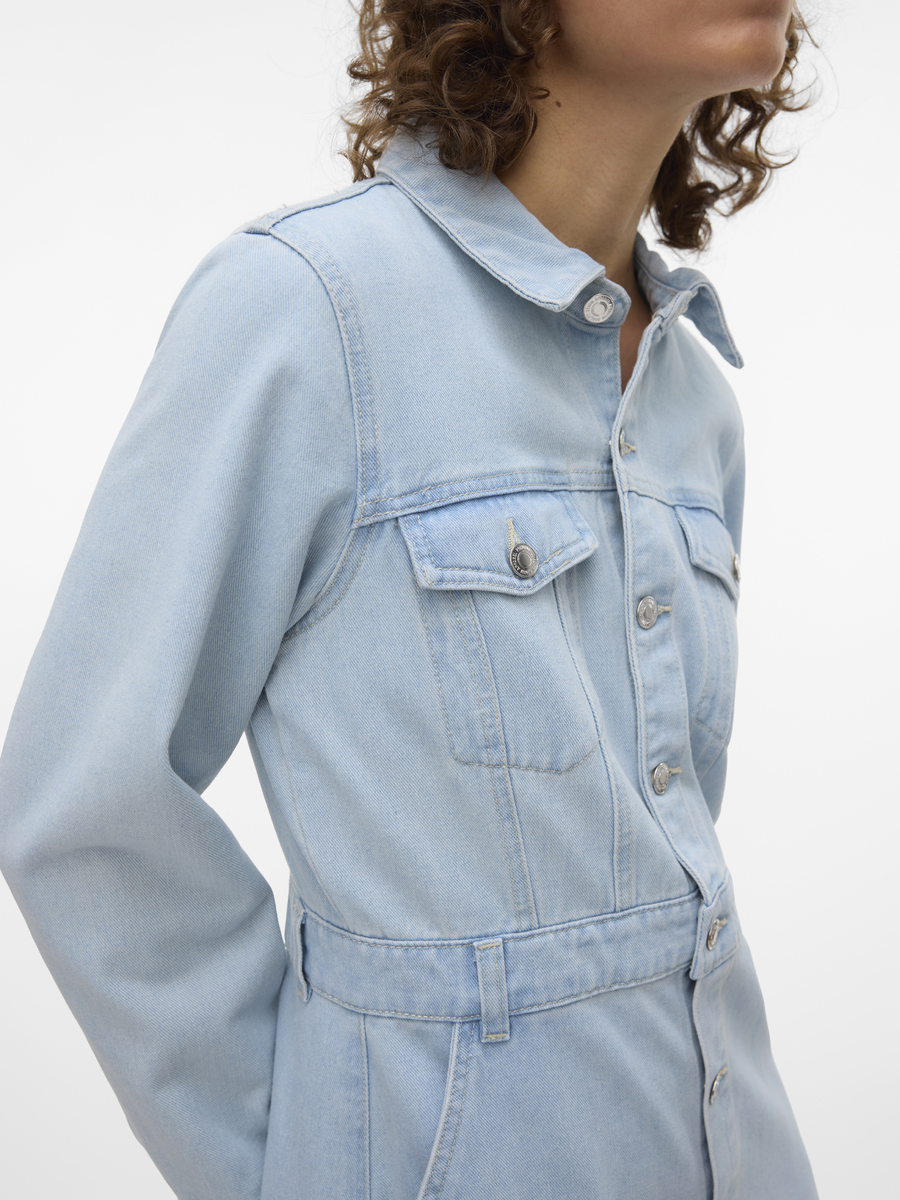 Kleed van het merk Vero Moda in het Jeans