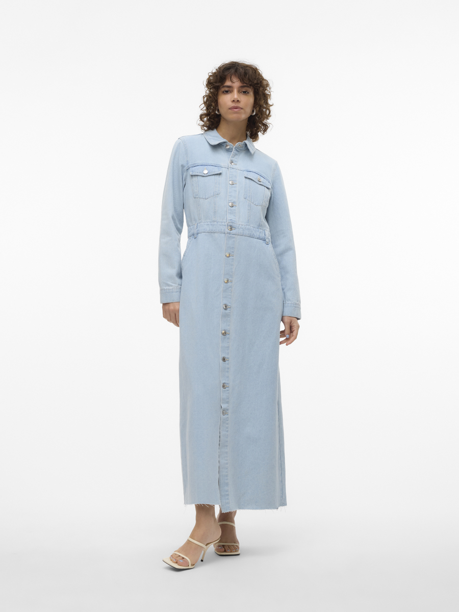 Kleed van het merk Vero Moda in het Jeans