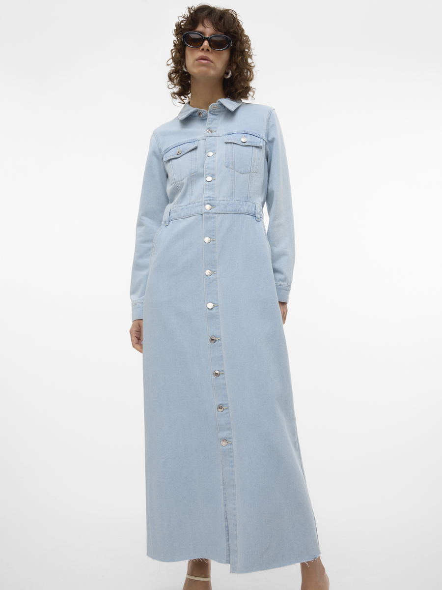 Kleed van het merk Vero Moda in het Jeans