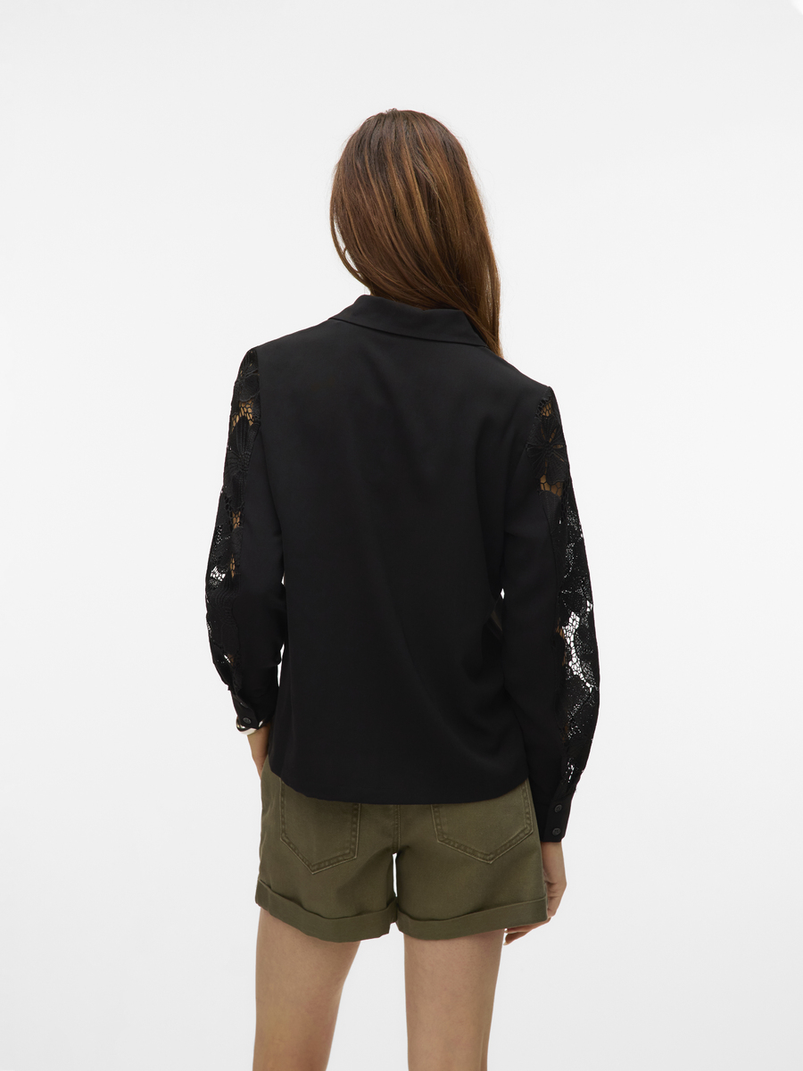 Bloes van het merk Vero Moda in het Zwart