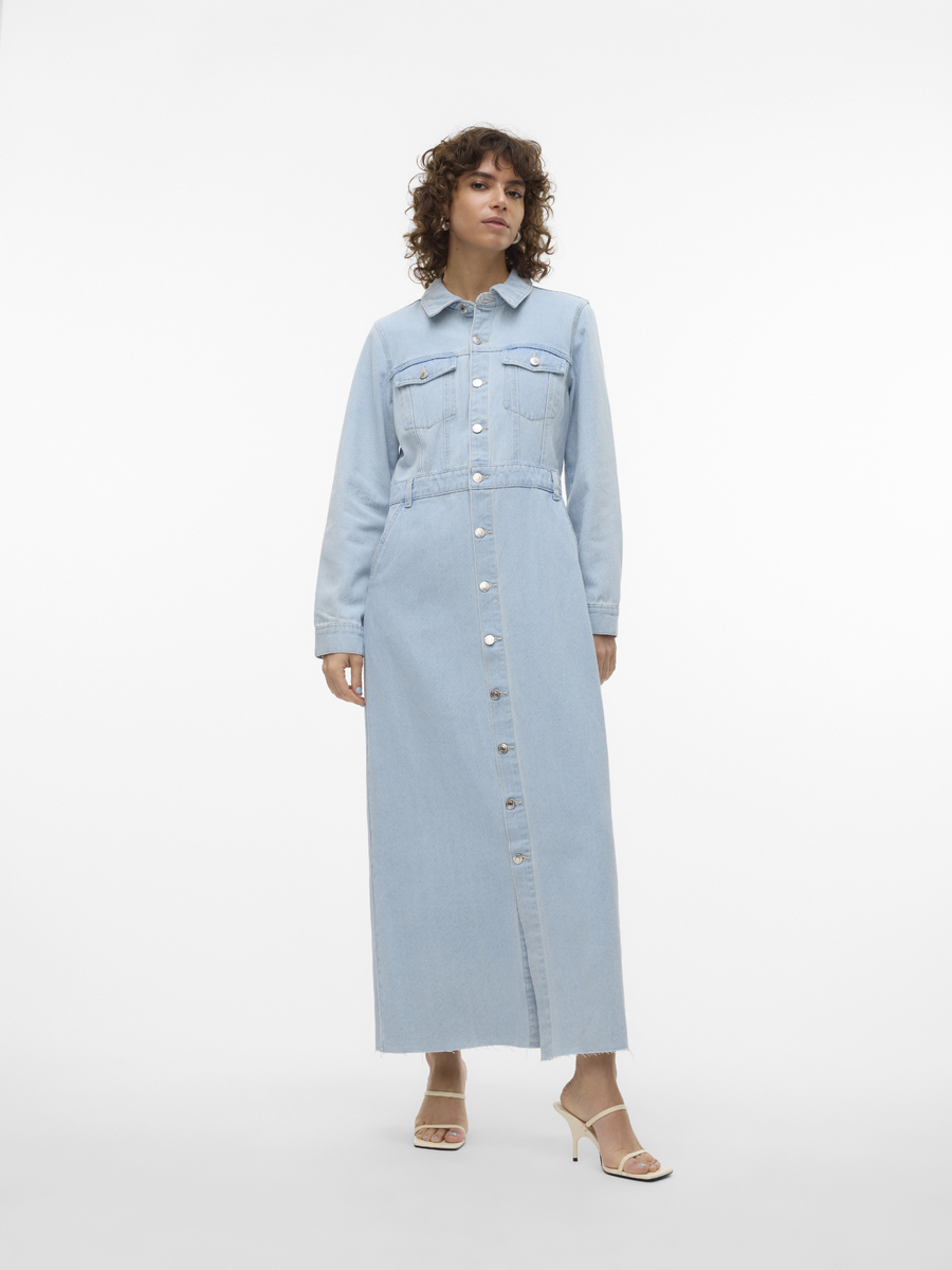 Kleed van het merk Vero Moda in het Jeans