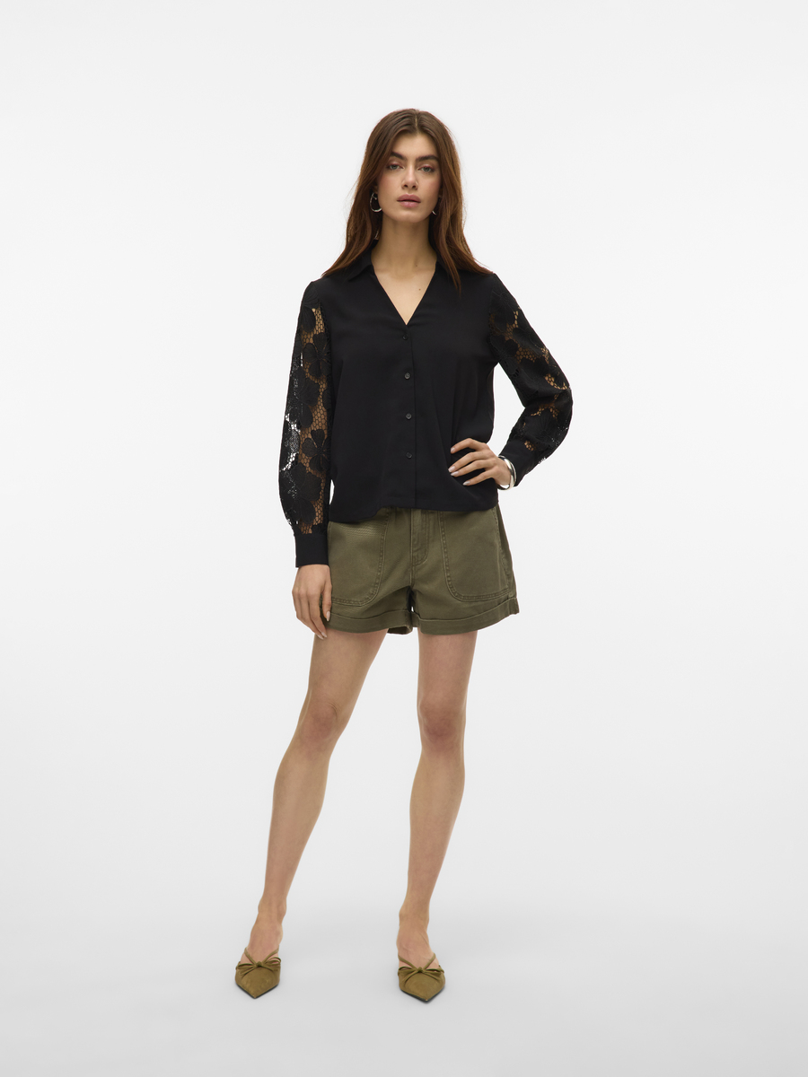 Bloes van het merk Vero Moda in het Zwart