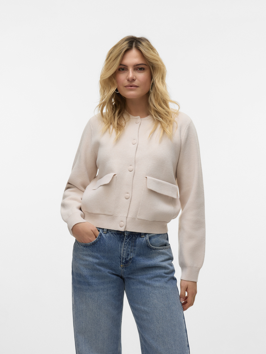 Cardigan van het merk Vero Moda in het Beige