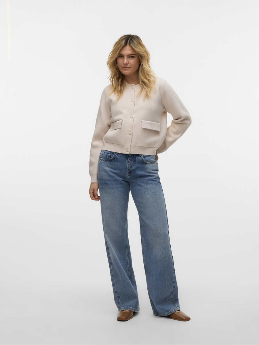 Cardigan van het merk Vero Moda in het Beige