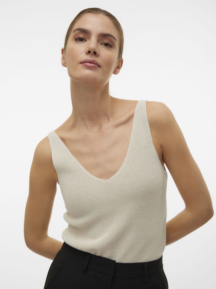 Pull van het merk Vero Moda in het Beige