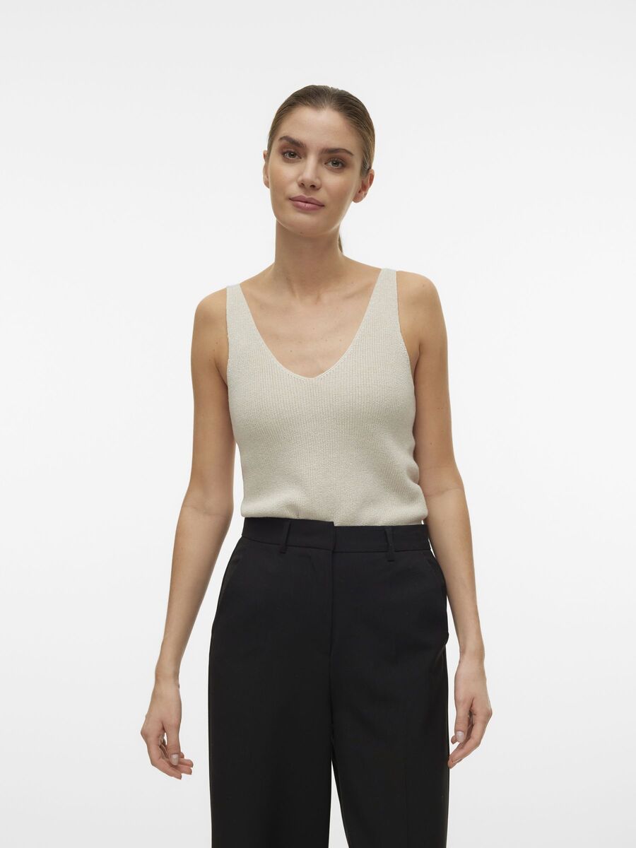 Pull van het merk Vero Moda in het Beige