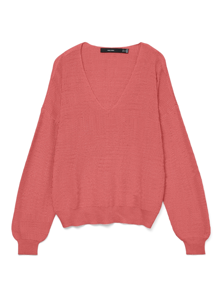 Pull van het merk Vero Moda in het Rood