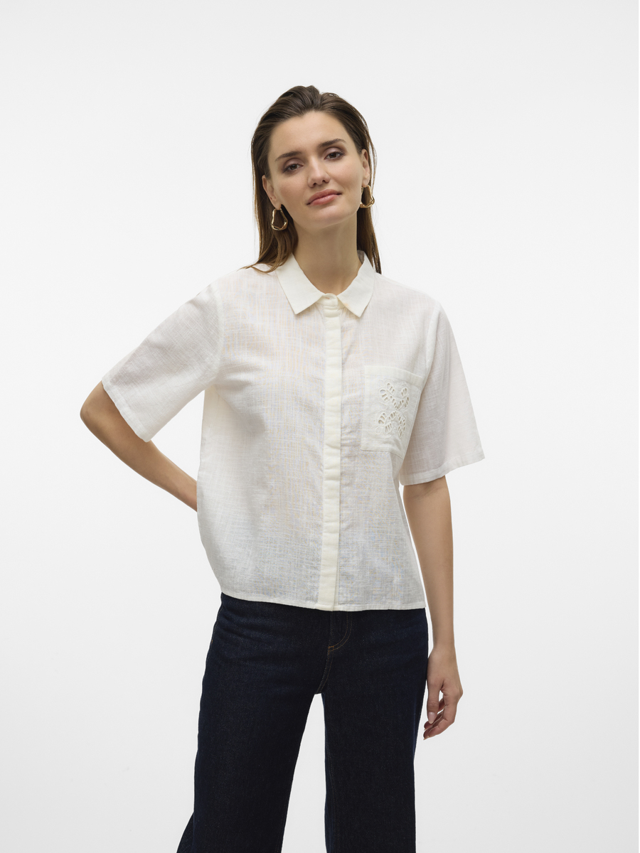 Bloes van het merk Vero Moda in het Wit