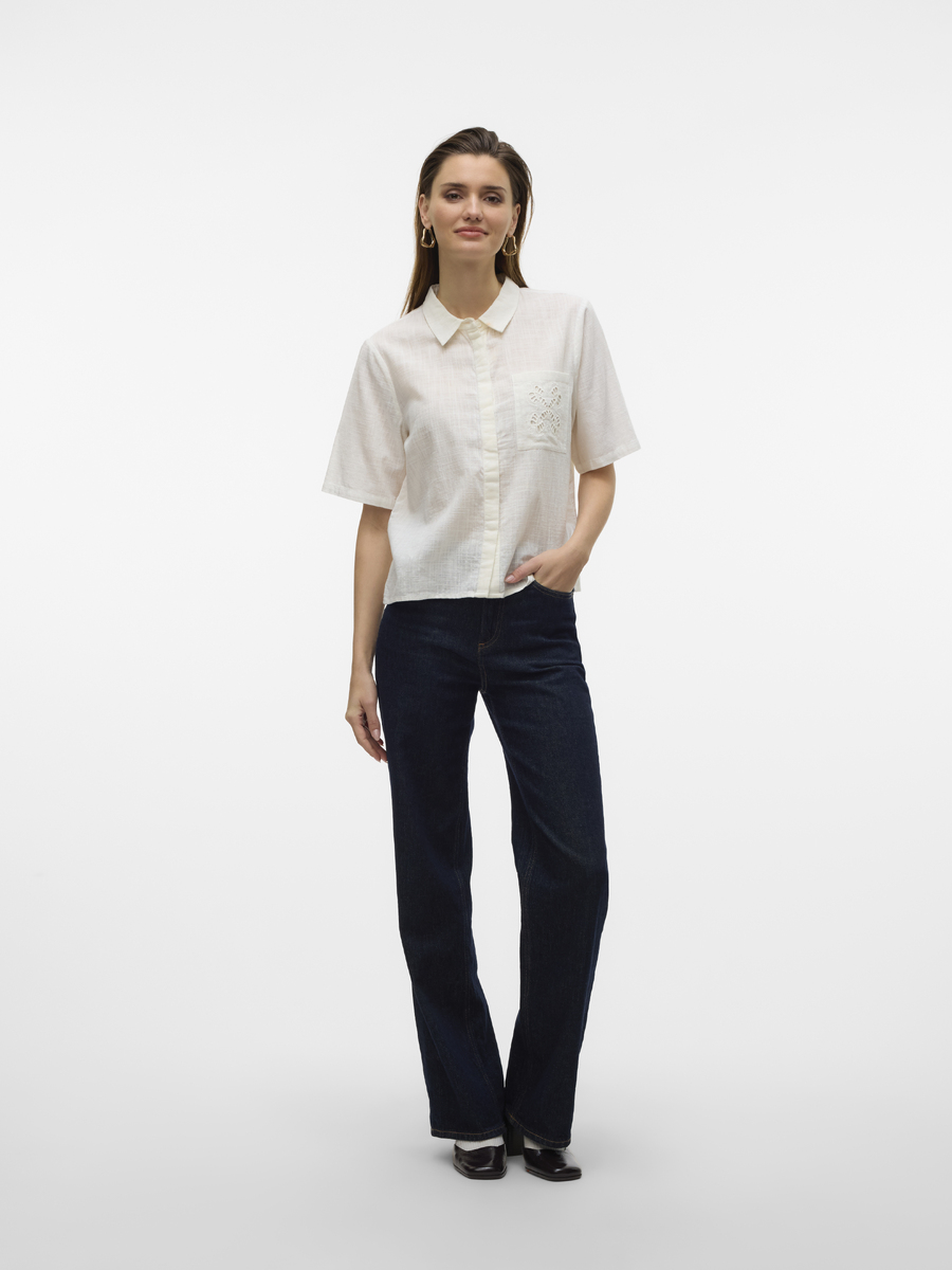 Bloes van het merk Vero Moda in het Wit
