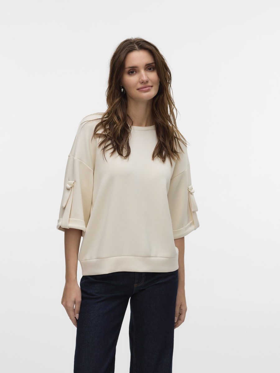 Sweater van het merk Vero Moda in het Beige