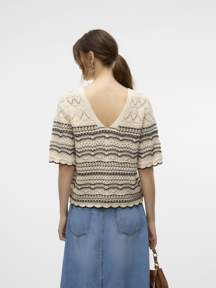 Pull van het merk Vero Moda in het Beige