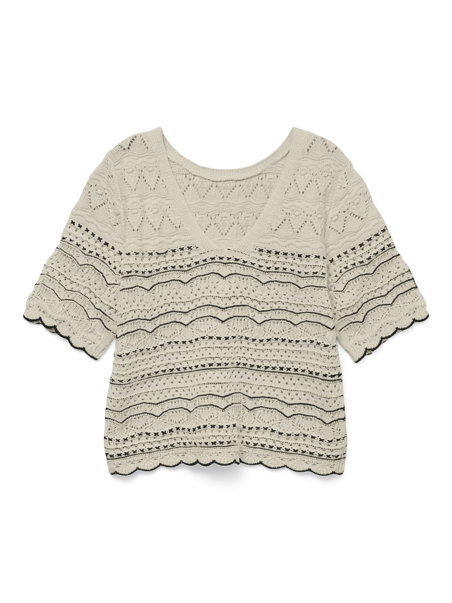 Pull van het merk Vero Moda in het Beige