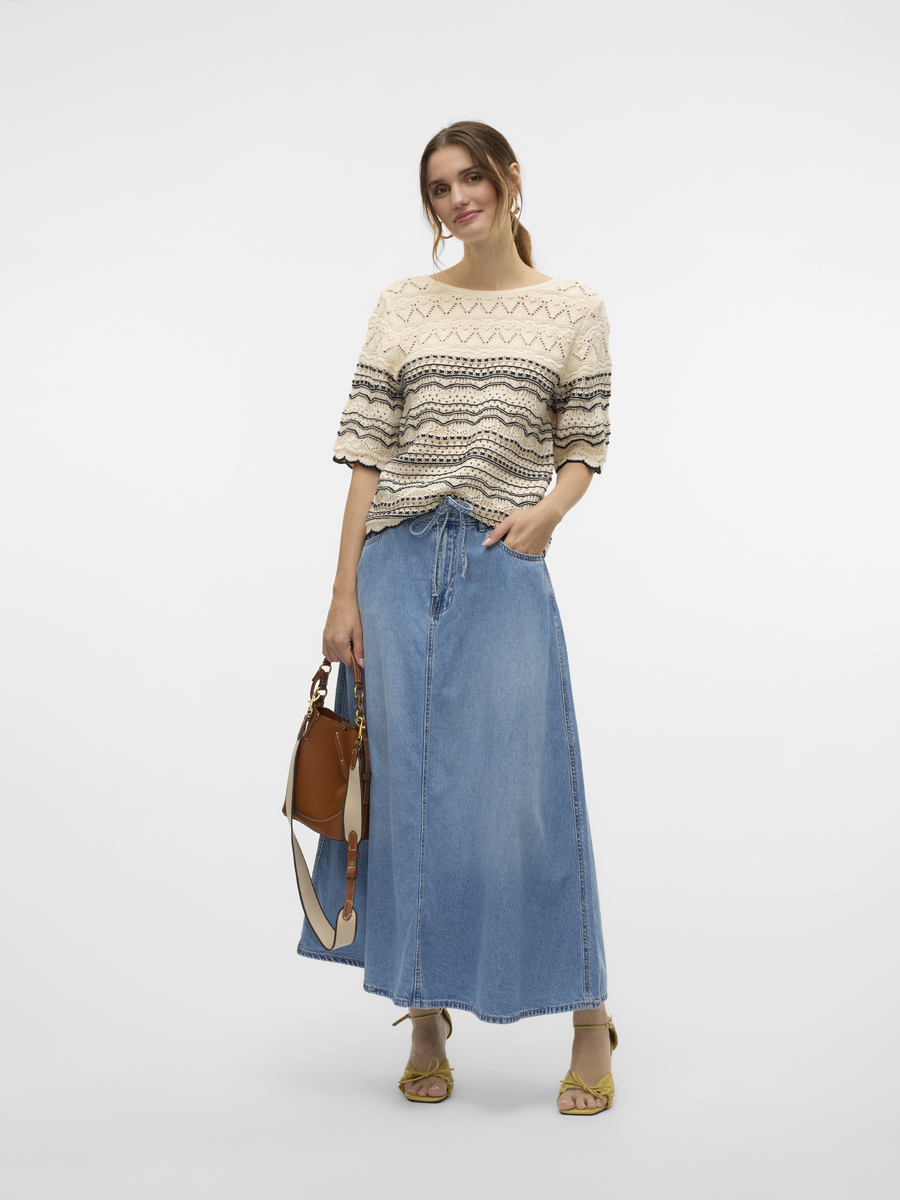 Pull van het merk Vero Moda in het Beige