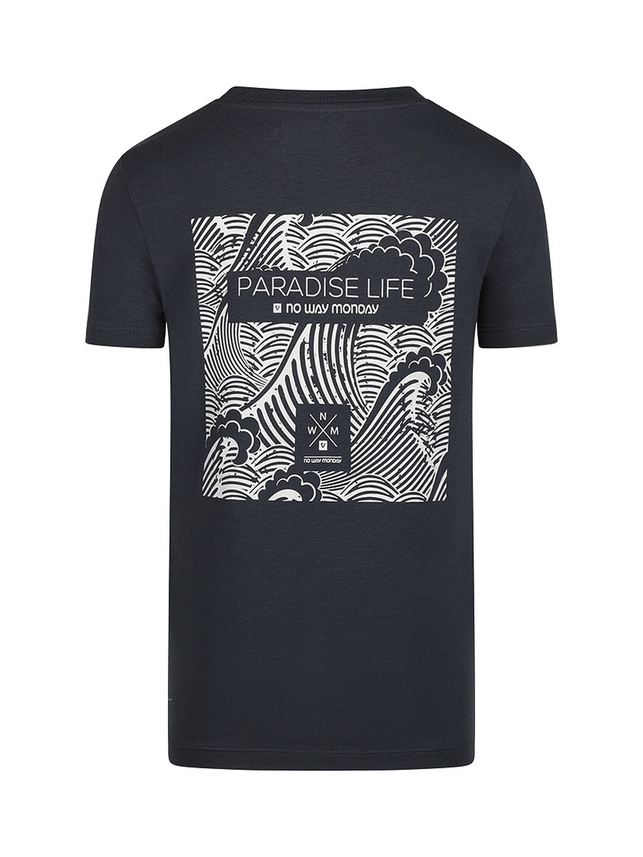 T-shirt van het merk No Way Monday in het Blauw